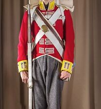 New British 6th Foot Guard 1812-1815 Jacket Red/Yellow Wool Cuffs Coat Fast Ship picture