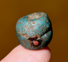 Ancient Blue Glass Islamic Wound Bead Cane Inserts Excavated Mali, African Trade picture