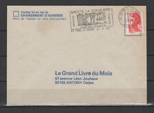 1985 France letter oblit. Saint-Paul-le-Jeune flame cave La Cocalière /L4474 picture