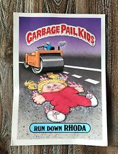 Run Down Rhoda #31  1986 Topps Garbage Pail Kids Giant Size Sticker 5x7  picture