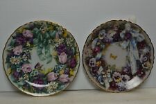 Collectors plates set of 2 the Bradford exchange circle of beauty/circle of joy picture