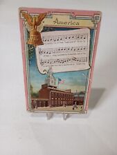 Postcard Patriotic Song America 1909 101735 picture