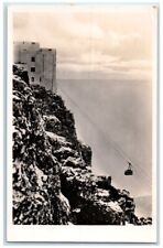 c1940's Cable Car Table Mountain Cape Town P.E. Africa RPPC Photo Postcard picture