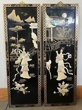 vintage oriental wall panels picture