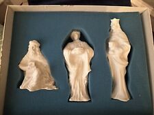 BOEHM THE FIRST NOEL 3 KINGS PORCELAIN NATIVITY SET - IN ORIGINAL BOX picture