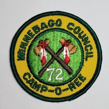 Vintage 1972 Winnebago Council Camp-O-Ree Camporee Patch, Boy Scouts BSA CM016. picture