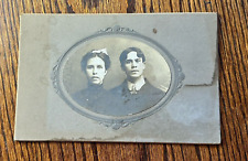 Floss And Scott Hole - Muncie, IN Residents Names On Back Genealogy Original picture