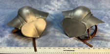 Medieval Articulated Metal Knee Armor, (Pair) Cosplay, Larp -Old movie costume picture