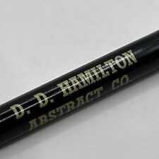 VTG c1950s Ballpoint Pen D.D. Hamilton Abstract Co. Marshfield MO picture