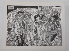 Nightmare Living Room #2 underground comix one sheet by s. clay wilson RARE picture