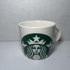 Starbucks 2017 Classic White Green Mermaid Logo Coffee  / SOUP  Mug  14 Fl Oz  picture