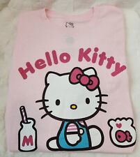 NEW Hello Kitty Pink Long Sleeve Tee Shirt Top Sanrio Women's Size Small picture
