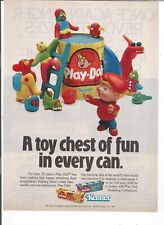 Vintage 1981 Magazine Print Ad KENNER Play-Doh Modeling 11 In HX 8in W Very Good picture