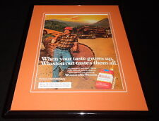 1979 Winston Cigarettes Framed 11x14 ORIGINAL Vintage Advertisement picture