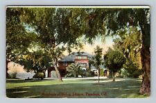 Pasadena CA, The Residence Bishop Johnson, California c1910 Vintage Postcard picture