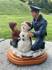 VanMark Police “Frosty, Dad, & Me” 2002 Limited Edition Blue Hats Of Bravery picture