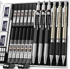 Nicpro 6PCS Art Mechanical Pencils Set, 3PCS Metal 29 Piece Silver  picture