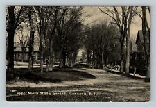 Concord NH-New Hampshire Upper North State Street Vintage Souvenir Postcard picture