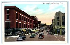 East Main Street Waterbury CT Connecticut Early View Postcard picture