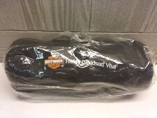 Harley Davidson Visa Fleece Blanket Throw Pillow Roll New Original Wrap Black picture