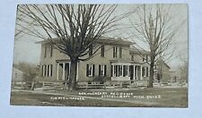 1911 Schoolcraft Michigan Geo McCreary Residence RPPC Real Photo Postcard MI picture