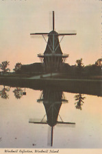 POSTCARD O: Windmill reflection picture