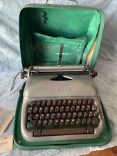 Vintage Optima Elite 3 Manual Typewriter w/Case Working Condition Germany picture