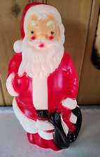 Vintage 1968 Empire Plastic Blow Mold Santa Clause Christmas Light picture