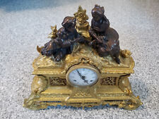 Imperial Italian Vintage Mantle Clock - Gold-Brass, Copper picture