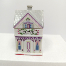 The Lenox Spice Village Clove Porcelain Spice Jar 1989 Chips (No original Box) picture