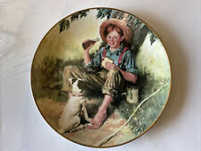 Vintage 1986 The Barefoot Boy Coca Cola Decorative Plate Limited Edition 1482 picture