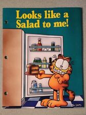 Vintage Garfield 2 Pocket Folder Mead Portfolio Never Used 
