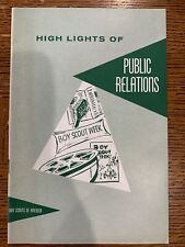 1958 Boy Scout High Lights Of Public Relations Book BSA picture