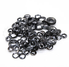 100x Assorted Oxidised Steel Hand Washers Domed Square Hole -Clocks Repair Parts picture