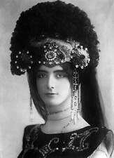 Dancer Cleo De Merode Here With A Pearl And Stones Headgear C 1905 Old Photo picture