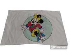 Vintage Disney Pillowcase Minnie Mouse Made In USA Pacific Brand Standard Size picture