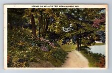 Hudson WI-Wisconsin, Scenes On An Auto Trip, Antique, Vintage Postcard picture