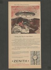 ZENITH ''Adorable'' - George Seydoux's superb skill- 1955 Vintage Print Ad picture