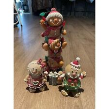 Christmas gingerbread man decor lot picture
