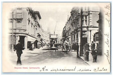 1903 Regent Road Great Yarmouth England Trolley Car Antique Posted Postcard picture