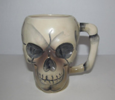 Vintage Disney Satish Haunted Mansion Skull Ceramic Tiki Mug picture