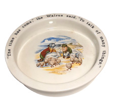 Alice in Wonderland bowl Vintage Johnson Brothers the Walrus the time has come picture