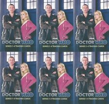 New 2023 Doctor Who Series 1-4 promo card number P1 Hobby Edition Doctor + Rose picture