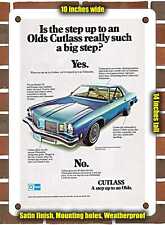 METAL SIGN - 1974 Oldsmobile Cutlass Supreme Colonnade Hardtop Coupe - 10x14