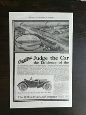 Vintage 1911 Willys-Overland Company Model 46 Car Two Page Original Ad picture