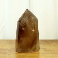 1513g Natural Crystal Smoky Citrine Obelisk Quartz Point Reiki Healing Energy picture