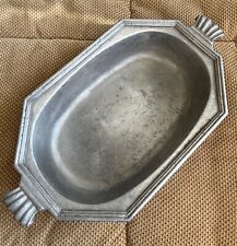 Vintage IS (International Silver) Octangular Pewter Dish Antique HTF picture
