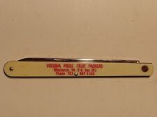 Colonial Prov RI USA stainless steel single blade melon tester knife picture