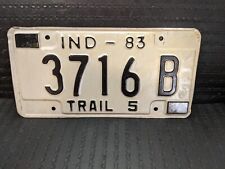 1983 INDIANA LICENSE PLATE ...... (3716 B) picture