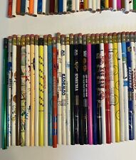 Vintage 1980s 1990s 2000s Pencil Lot Of 100 Advertisement Wood Unsharpened LotC picture